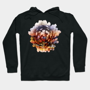 Colorful painted flower Hoodie